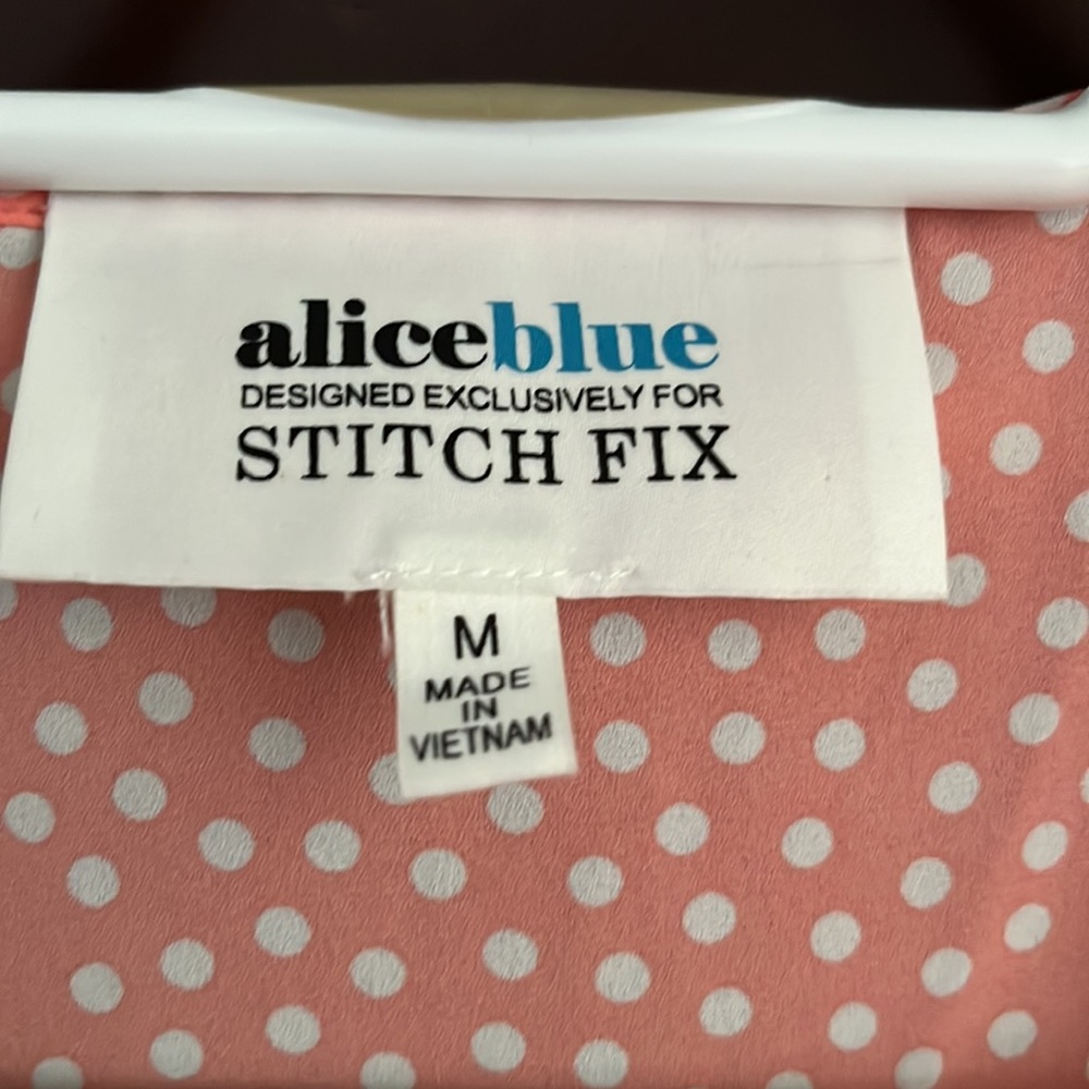 Alice Blue Majorca Button Down Blouse - Picture 11 of 12